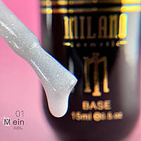 Рідкий полігель Milano No01 із шимером, 15 мл