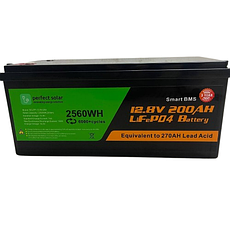 Акумулятор Perfect Solar LiFePO4 12.8V/200AH (2560W*h) (літій-залізо-фосфатний акумулятор для ДБЖ), фото 3