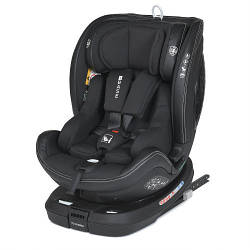 Дитяче автокрісло EL CAMINO ME 1109 i-BASE система ISOFIX група 0+-1-2-3 0-36 кг оборот 360 градусів черный