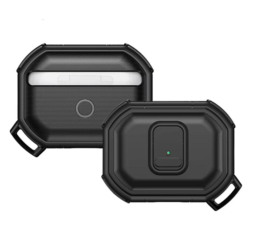 Чохол Primo Lock Clip для навушників AirPods Pro - Black, фото 1