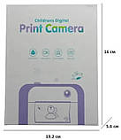 Дитячий фотоапарат принтер миттєвого друку, Digital Print Camera, Камера друку з термопринтером рожева, фото 6