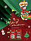 Новорічні накладні нігті 24 шт. + клейові стики для нігтів, форма-мигдаль  для манікюру, фото 2