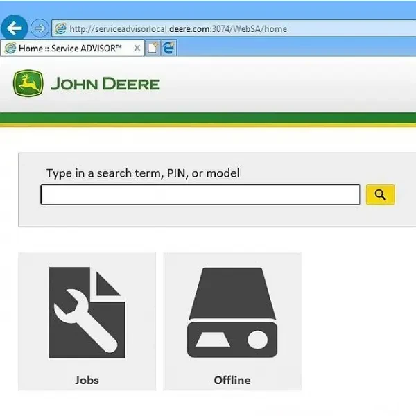Установка програми John Deere Service Advisor 5.2 2018 з базами AG CF (довідкова версія)