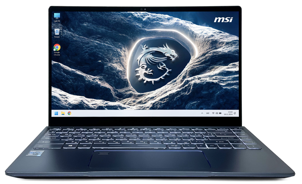 Ноутбук MSI Prestige 14 Evo A11MO: Core i7-1195G7 / RAM 32 ГБ / Intel Iris Xe / SSD 1 ТБ / 14"