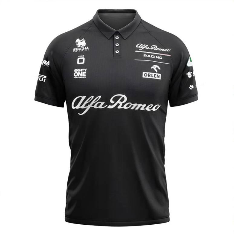 Чоловіча спонсорська сорочка-поло Alfa Romeo Formula-1