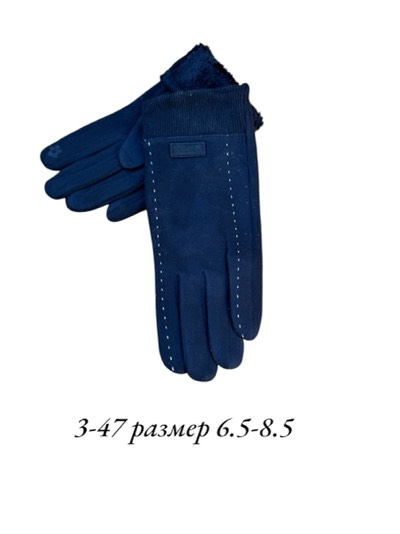 Жіночі рукавички на хутрi 3-47, фото 1