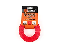 Ліска будівельна 1 мм X 100 м, червона