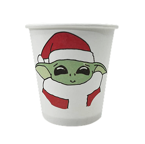 FC110WW Стакан одношаровий Біла зима 110 мл FC