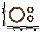 Сальник вала колінчастого + розподільчого ВАЗ 2108-099 (к-т 3 шт) ASR, фото 3