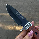 Туристичний ніж BUCK NO 27 см зі сталі 65Х13 із чохлом, фото 4