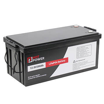 Літій-залізо-фосфатний акумулятор 12V/200AH (2560W*h), фото 1