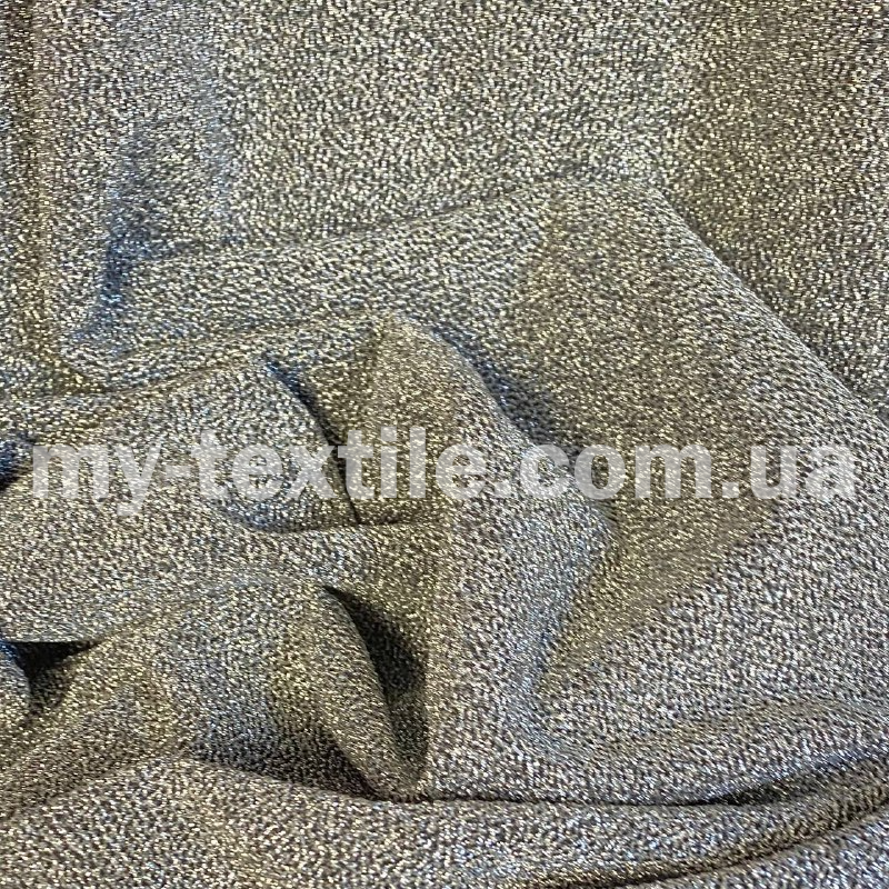 Трикотаж люрекс Ківі стрейч 150 см 240 г/м2 Сірий, фото 1
