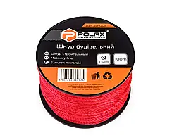 Шнур для будівельних робіт 1,5 мм х 100 м, червоний