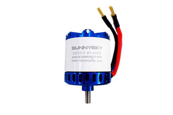 Мотор безколекторний SunnySky для літаків X3525 V3 KV650 2080W 90А 4-6S - 1 шт.
