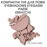 Компактні Тіні для повік Eyeshadows Eyegasm Paese 1,5g (09) mocha: matte, фото 3