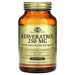 Resveratrol 250 мг Solgar 60 капсул