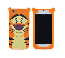 Силіконовий чохол для iPhone SE/5S/5 - Тигрик