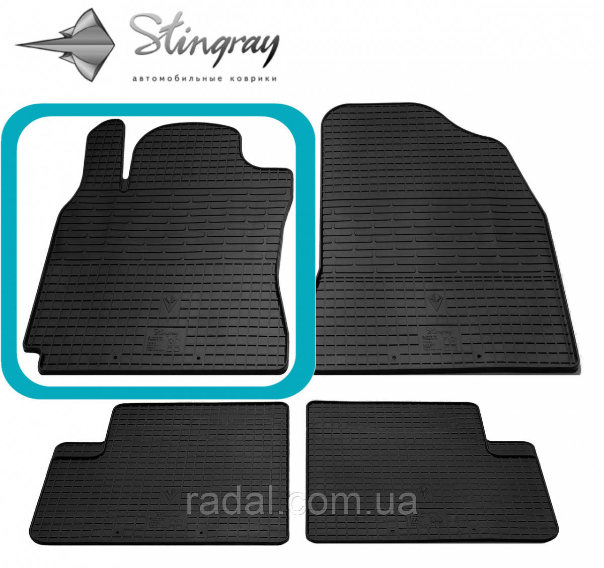 Килимок в авто Передній лівий на Toyota RAV 4 (CA20W) (2000-2005) Тойота