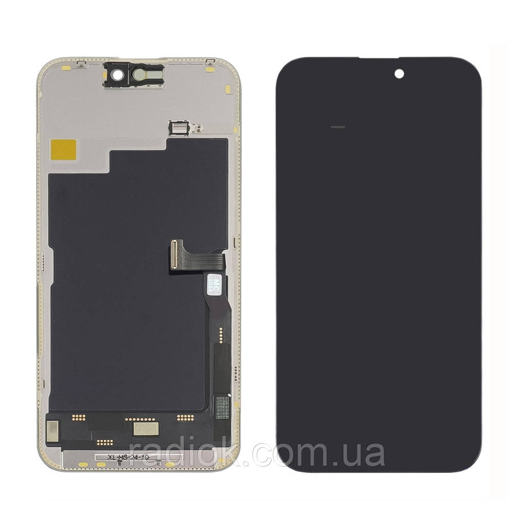 Дисплей для Apple iPhone 15 Pro Max з чорним тачскрином SL-OLED