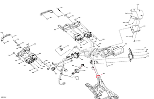Електрична схема (передня частина) квадроцикла BRP CAN-AM G3