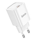 Мережевий Зарядний Пристрій Hoco C148A 1USB-C PD/QC 30W Колір Бiлий, фото 6