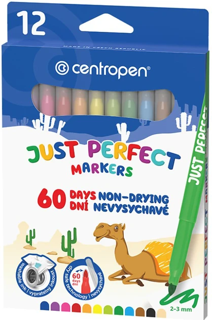 Набір фломастерів Centropen Perfect 12 шт (2510/12)