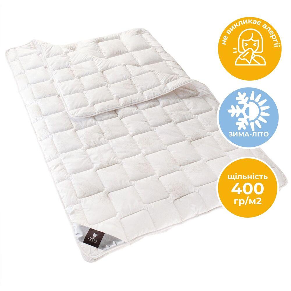 Ковдра 4 Сезона зима-літо IDEIA полуторна 140х210 см дві ковдри в наборі, антиалергенна, супер тепла, всесезонна та літня, 3 в 1, фото 1