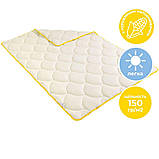 Ковдра літня Попкорн євро 200х220 см IDEIA з кукурудзяним наповнювачем антиалергенна молоко для літа, фото 2