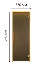 Двері для лазні та сауни Tesli Lux Magnetic 1900х700, фото 4