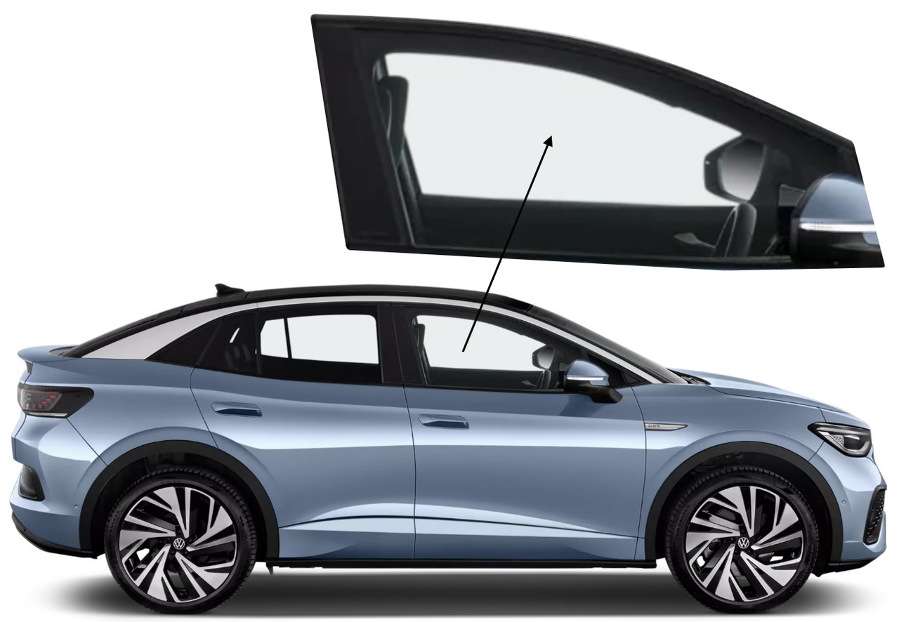 Бічне скло Volkswagen ID.5 2021-2024 передней двери праве, фото 1