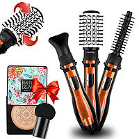 Фен стайлер Gemei GM-4828 + Подарунок Кушон Images Moisture Beauty Cream / Фен браш для волосся / Фен гребінець