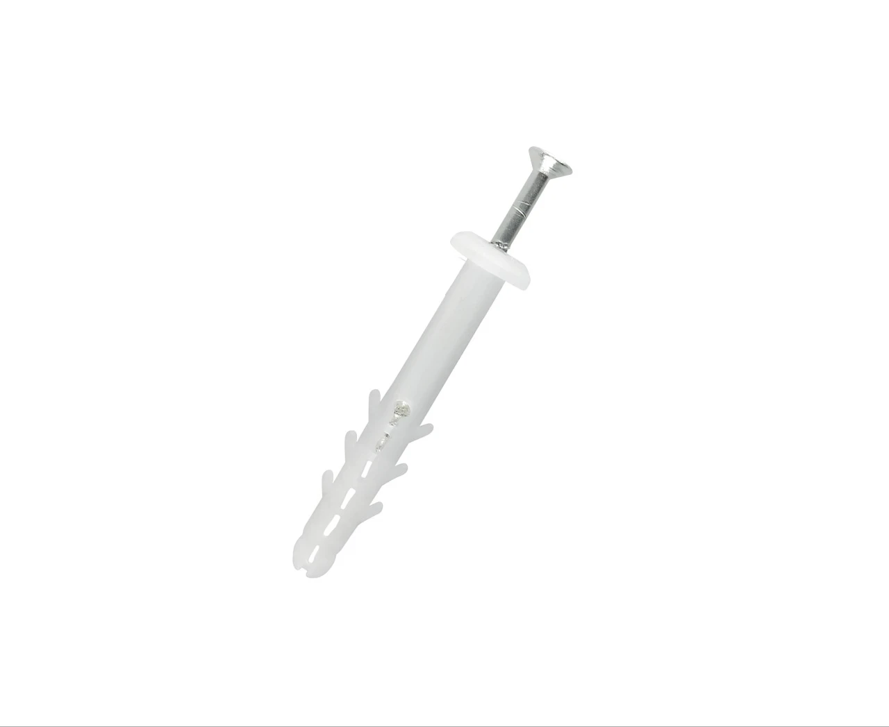 Дюбель швидкого монтажу 6х60 гриб, білий, фото 1