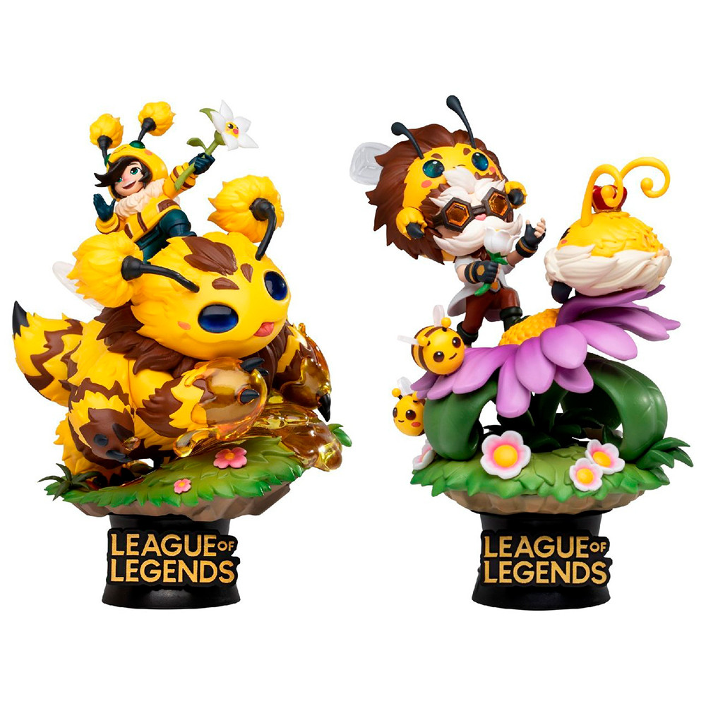 Фігурки набір LEAGUE OF LEGENDS Diorama Nunu and Beelump and Heimerstinger (Ліга легенд)