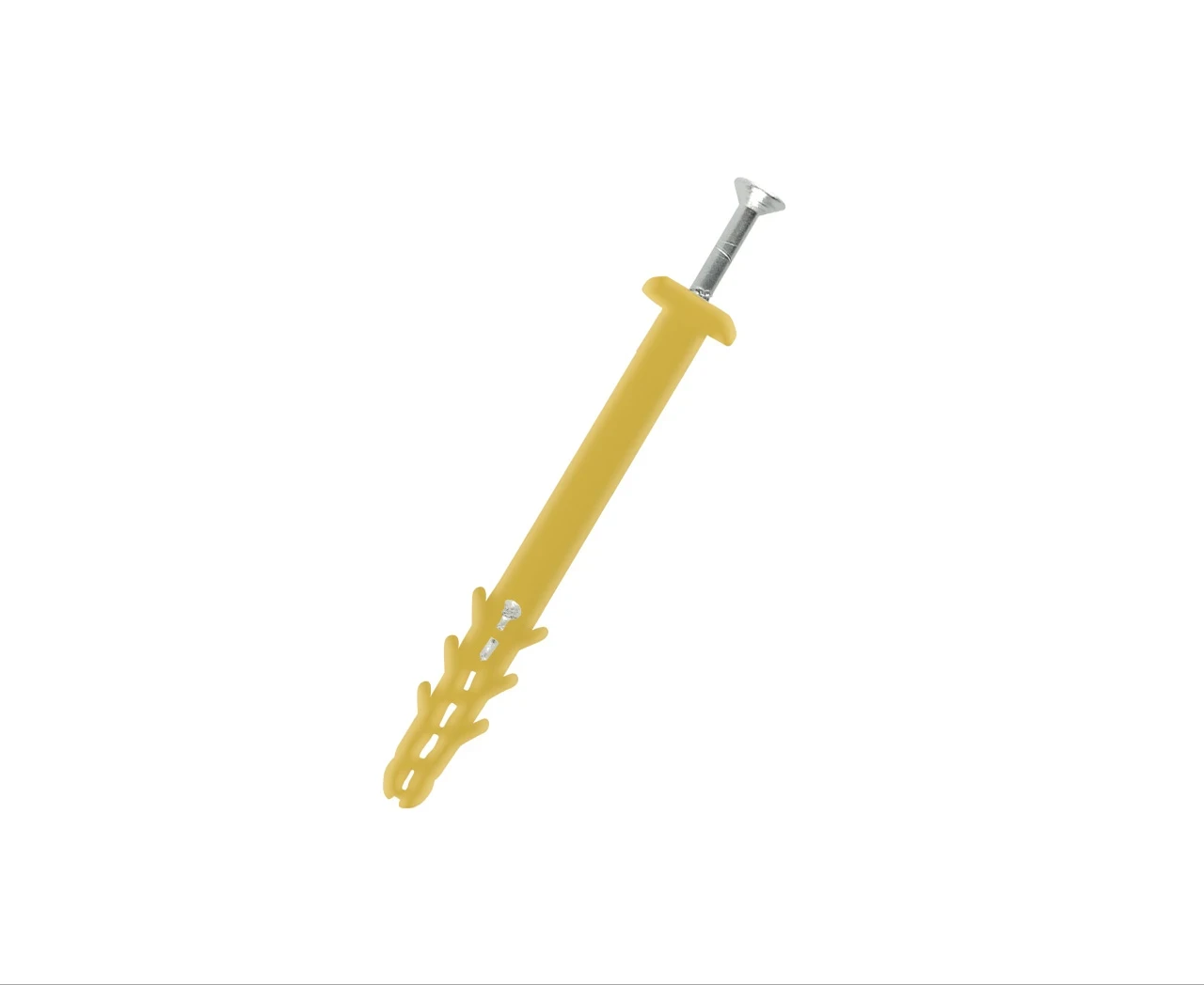 Дюбель швидкого монтажу 6х80 гриб, білий, фото 1