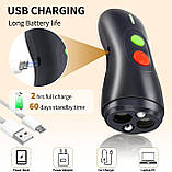 Пристрій стримування гавкання собак, ультразвуковий пристрій для гавкання собак, лай собак, що перезаряджається, з дистанційним, фото 2