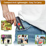 Пристрій стримування гавкання собак, ультразвуковий пристрій для гавкання собак, лай собак, що перезаряджається, з дистанційним, фото 4