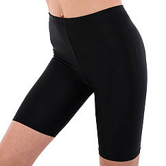 Шорти короткі дитячі для гімнастики та хореографії з біфлексу SP-Sport 2901 зріст 120-130 см Black