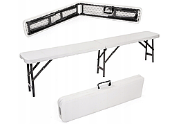 Лава, лавка розкладна садова туристична Польща 180см (біла)