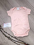 Zara Боді на короткий рукав 1-3 місяці 62 см оранжевий 1 шт, фото 2