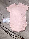 Zara Боді на короткий рукав 1-3 місяці 62 см оранжевий 1 шт, фото 3
