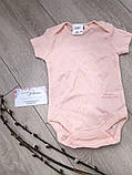 Zara Боді на короткий рукав 1-3 місяці 62 см оранжевий 1 шт, фото 4