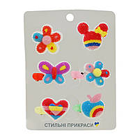 Аксесуари для дівчаток CEL-2413 кільця та шпильки зі світлом батарейки, фото 4