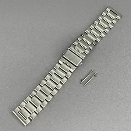 Ремінець 22 мм для Xiaomi Amazfit GTR 2e металевий блоковий ремінець на сяомі амазфіт гтр 2е сталевий stl, фото 2