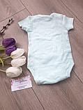 Zara Боді на короткий рукав 1-3 місяці 62 см салатовий 1 шт, фото 3