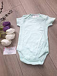 Zara Боді на короткий рукав 1-3 місяці 62 см салатовий 1 шт, фото 4