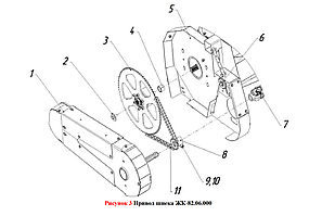 Болт ЖК-80.00.210 до жатки John Greaves