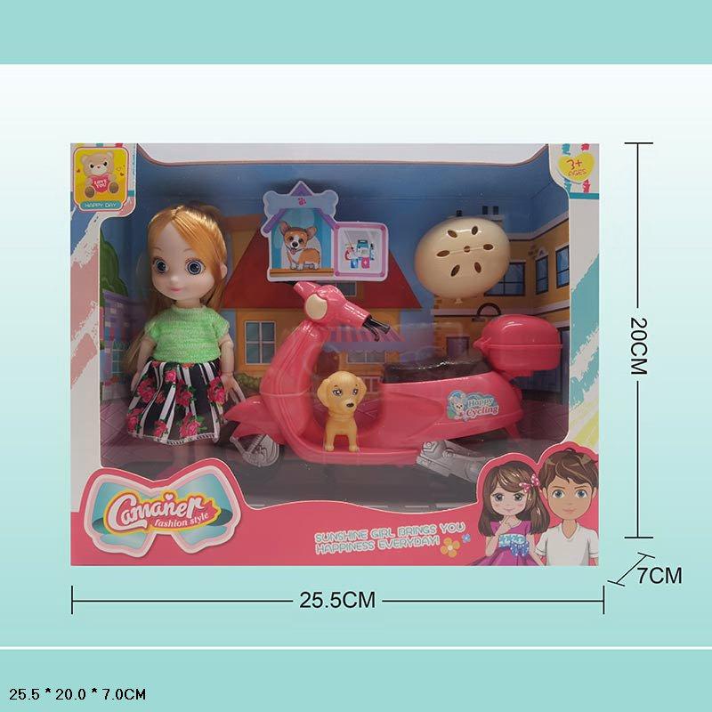 Лялька KQ124A з аксесуарами 2 види, фото 1