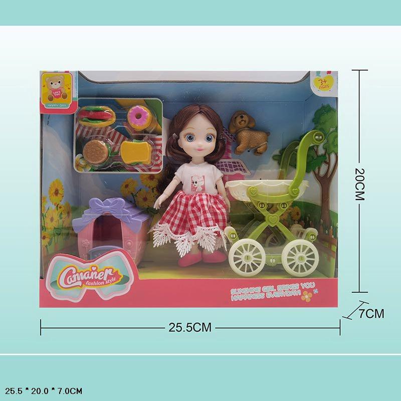 Лялька KQ125A в наборі з аксесуарами 2 види, фото 1