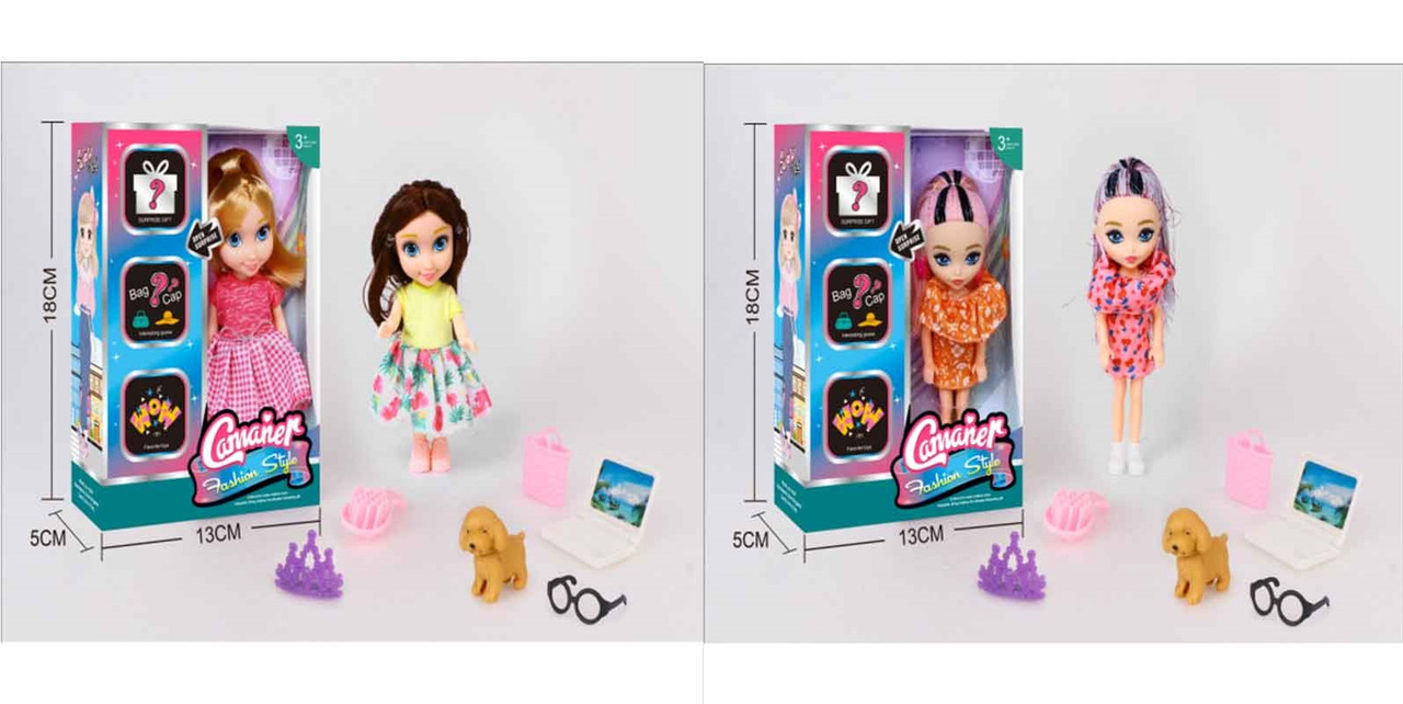 Лялька KQ175D/E 2 види з аксесуарами, фото 1