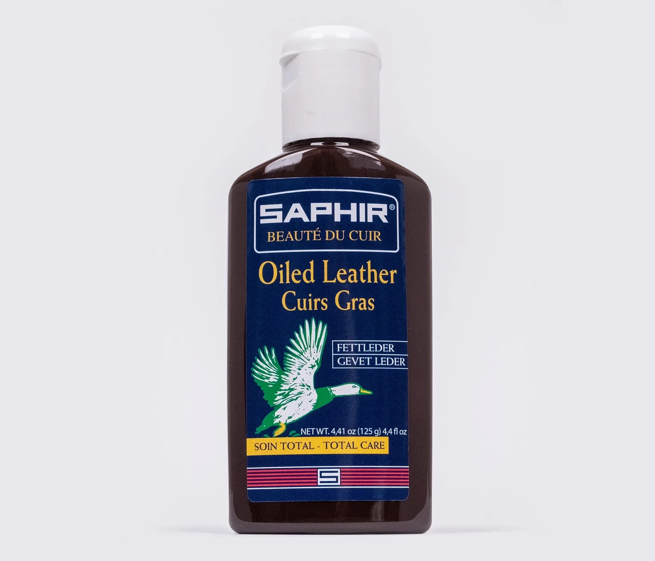 Крем-бальзам для жированої шкіри Saphir Greasy Leather (0713) темно-коричневий